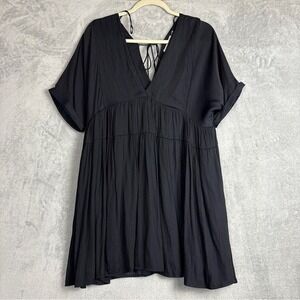 Mustard Seed Mini Dress Wonder About You Black Large Babydoll‎ Dress Wedding